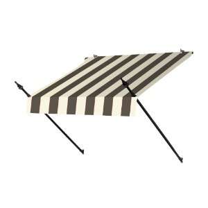  4 Ft. Designer Window Awning Guinness Striped Patio, Lawn 
