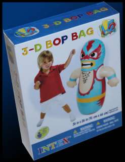 NEW KIDS INFLATABLE LUCHADORES WRESTLER PUNCHING BOP BAG  