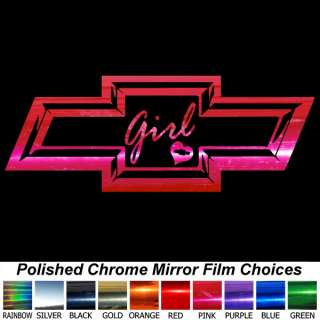CHEVY BOWTIE 4 inch Decals Window Stickers   Any Color  