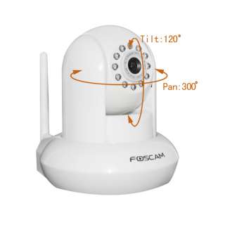 Foscam FI8608W Wireless IP Camera H.264 Audio IR CUT 32G SD PanTilt 