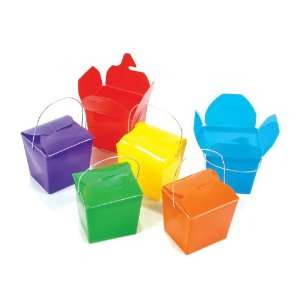  Plastic Gift Boxes With Handles (1 dz) Health & Personal 