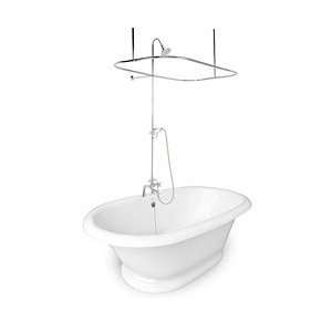  American Bath Factory Heritage Tub T120C OB White and Old 