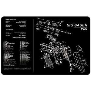   Cleaning Work Tool Bench Gun Mat For SIG Sauer SIG P220 Pistol Handgun
