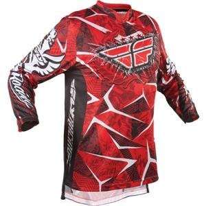    Fly Racing Youth Evolution Jersey   Large/Red Baron Automotive