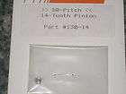 Sonic 80 Pitch 14 Tooth Pinions/Gears Part #130 14