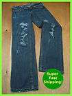 Joes Jeans size 26 flap pocket blue denim jeans 31 inch inseam  