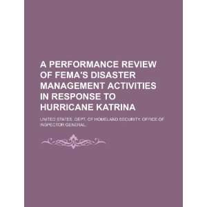  A performance review of FEMAs disaster management 