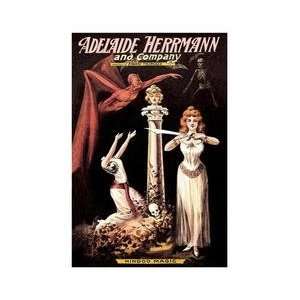  Adelaide Herrmann and Company Hindoo Magic 20x30 poster 