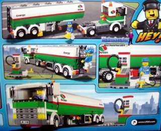Lego City 3180 Tank Tractor Trailer Truck Octan Fuel  