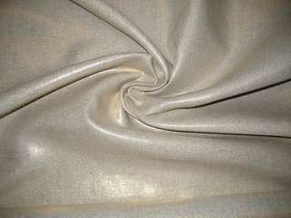Superb Quality Linen Club fabric~58 Width~Sand Gold colour Foil print 