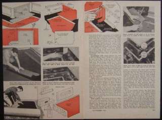 LINOLEUM How To Lay Cove Base Moulding/Corners 4 types  