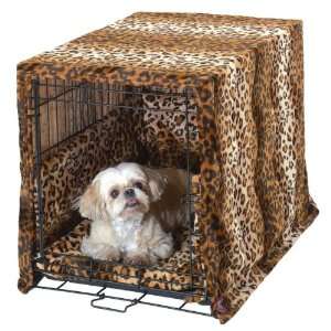   Pet Dreams® 3 pc Leopard Dog Crate Cover Set (XS XXL)