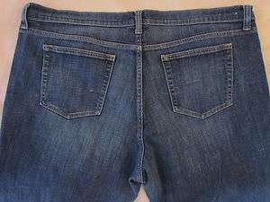 GAP Long & Lean Dark Wash Stretch Jeans 20 /35R  