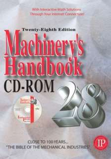  Machinerys Handbook 28th Edition CD ROM by Oberg 