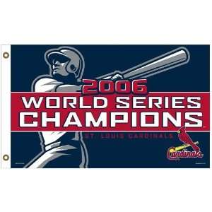 St. Louis Cardinals 2006 World Series Champs 3x5 Flag  