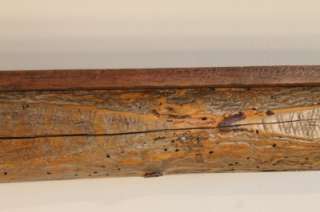 Vintage reclaimed worm wood Pine barn beam shelf