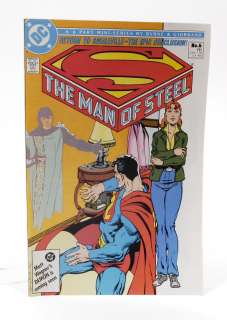Superman The Man Of Steel 1986 DC Comics Set of 7 Books 1 6 