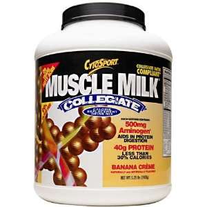  Cytosport Muscle Milk, Banana Creme, 5.29 lbs (2400 g 