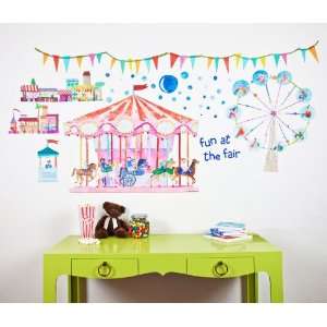  Oopsy daisy Carousel Peel and Place Childrens Wall Decals 