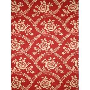  Scalamandre Cashel   Red Fabric