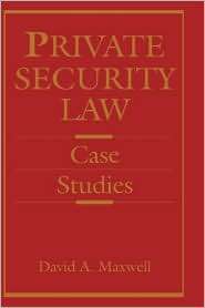   Security Law, (0750690348), David Maxwell, Textbooks   