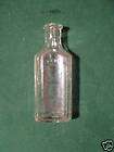 Liquor Medicine Bottles, Decorative Items items in antique glass 