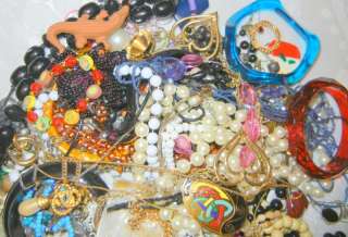 3Lbs 2oz Lot Grab Bag Vintage Modern Craft Jewelry  