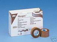 NEW 3M Micropore surgical tan tape 1/2 24/bx #1533 0  