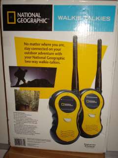 National Geographic Walkie Talkie Set~Good In Box  