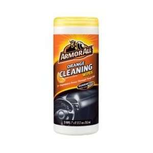  6 Pack of Armor All 10831 Orange Cleaning Wipes   25 Wipe 