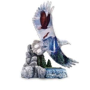  On Freedoms Wings Bald Eagle Collectible Figurine 