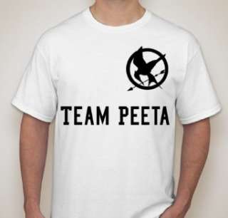  Hunger Games Team Peeta Mens T Shirt Clothing