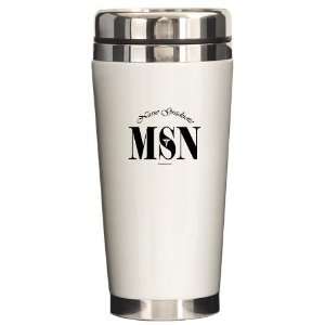 MSN Nurse Graduate BL Holidays / occasions Ceramic Travel Mug by 