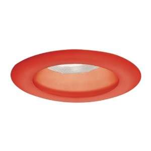   Round IC Rated Glass Recessed Trim, 50 Total Watts Halogen, Ruby Red