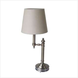 Fangio Iron Table Lamp in Brushed Steel 4009 083086065903  