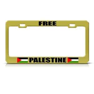  Free Palestine Palestinian Country Metal License Plate 