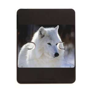    iPad 5 in 1 Case Matte Black Arctic White Wolf 