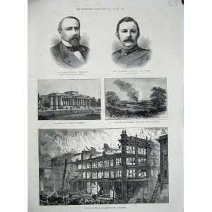  1887 Fire WhiteleyS Bayswater Sheffield Katkoff Rendle 