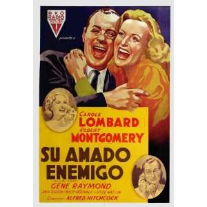  Mr. & Mrs. Smith (1941) 27 x 40 Movie Poster Argentine 