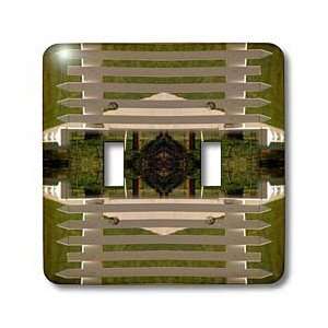 Jos Fauxtographee Abstract   White picket fence with a green, grassy 