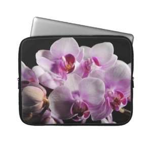  Pink and White Moth Orchid Laptop Sleeve Electronics
