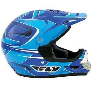  Fly Racing Youth Venom Helmet   Youth Medium/Blue/Silver/White 