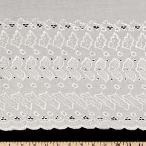  42 Wide Classic Eyelet White Fabric By The Yard Arts 
