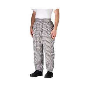    Chefwear 2XL Black & White Houndstooth Baggy Pants