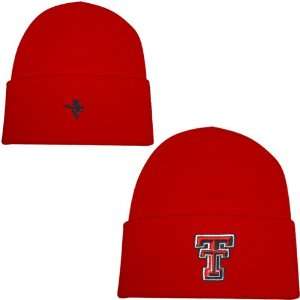  Top of the World Texas Tech Red Raiders Red Knit Beanie 