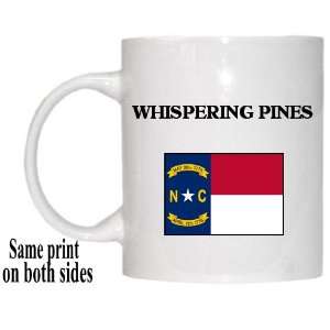  US State Flag   WHISPERING PINES, North Carolina (NC) Mug 