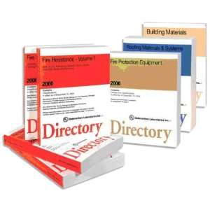   Directory, 7 Vol Set, 2006 Underwriters Laboratories Books