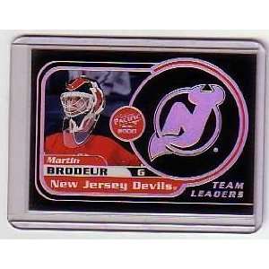  1999 00 Pacific Team Leaders #16 Martin Brodeur 