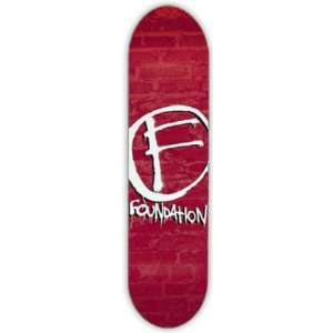  Foundation The Mark Fade Red Pp Deck (8.00) Sports 