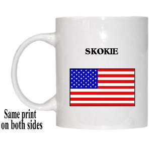  US Flag   Skokie, Illinois (IL) Mug 
